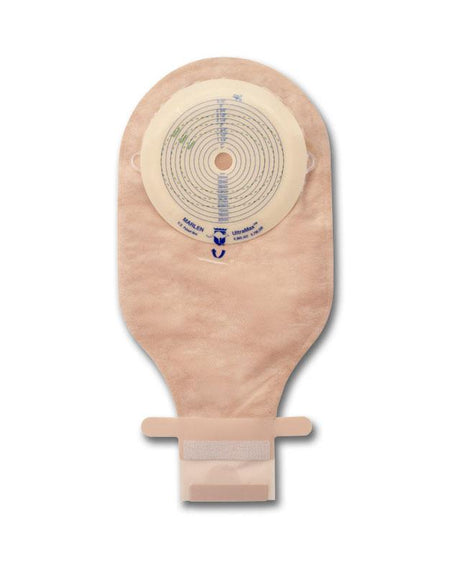 Image of Max Plus Flat Ileo Drain Pouch with Filter, 3-1/4" Cut-To-Fit, Transparent