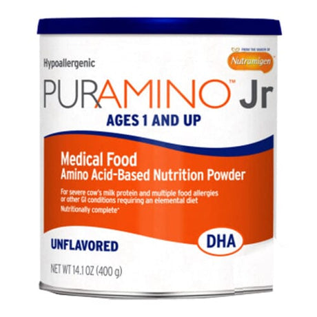 Image of Mead Johnson PurAmino™ Jr Nutritional Powder, Unflavored, 14.1 oz, Can
