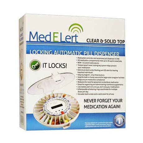 Image of MedELert Automatic Pill Dispenser, with Lock