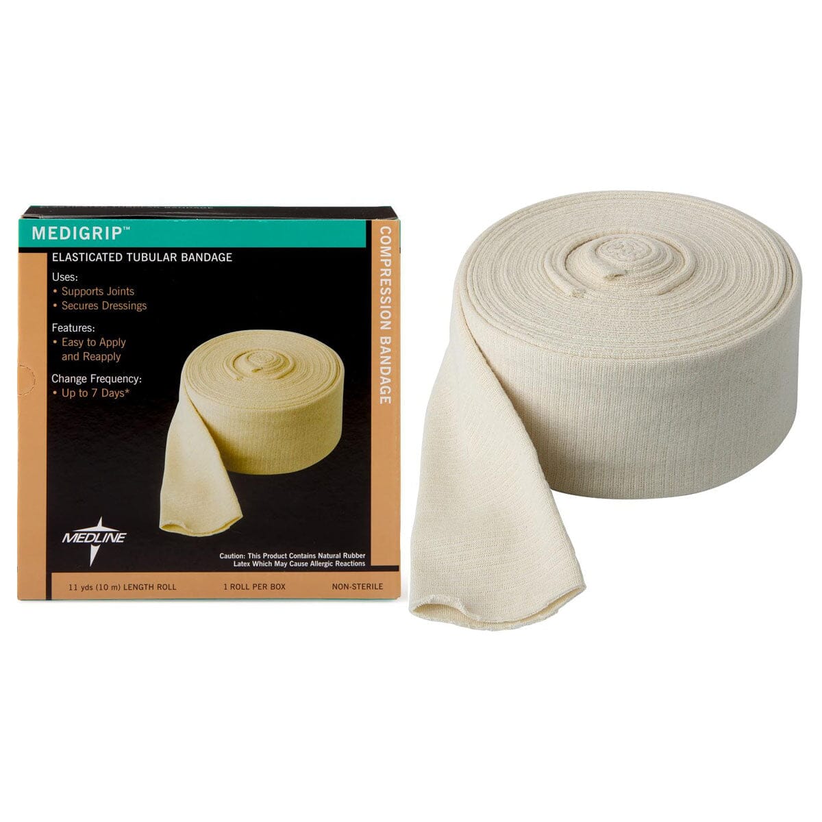 Image of Medigrip™ Elastic Tubular Support Bandage, Size D, 3'' x 11yd