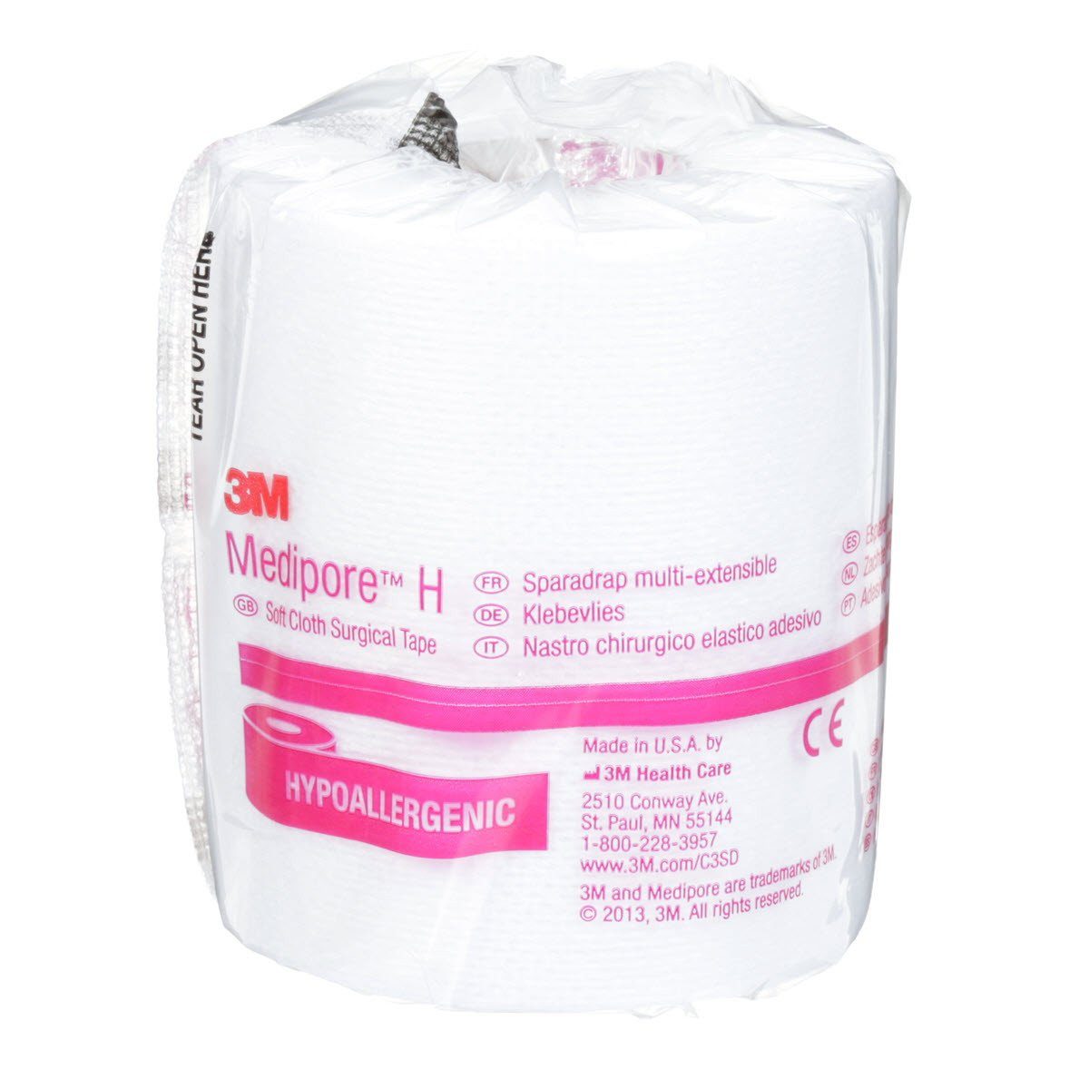 3M Medipore H Soft Cloth Surgical Tape, NonSterile