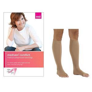 Image of Mediven Comfort Calf, 20-30, Extra Wide, Open, Natural, Size 4