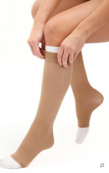Image of Mediven Dual Layer Stocking System, Calf, 30-40, Closed, Beige, Size Large