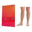 Image of Mediven Forte Calf with Silicone Border, 40-50, Extra Wide Calf, Open, Caramel, Size 4