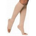 Image of Mediven Plus 20-30mm,Calf w/Silicone Beaded Top Band,Beige,Open Toe, Size 2
