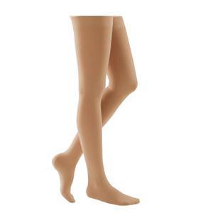 Image of Mediven Plus Thigh-High with Silicone Top, 20-30, Closed, Beige, Size 7