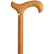 Image of Men's Derby Handle Wood Cane, Natural Stain