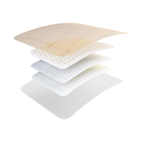 Image of Mepilex Border Flex Self-Adherent Soft Silicone Foam Dressing