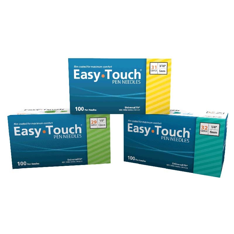 Image of MHC Medical EasyTouch® Insulin Pen Needle 32G x 3/16", Teal