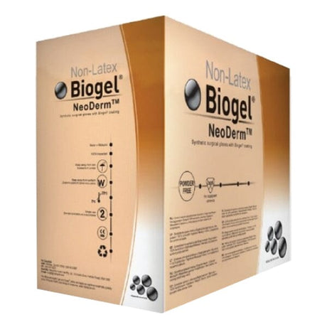 Image of Molnlycke Biogel® NeoDerm® Synthetic Polychloroprene Surgical Glove, Powder-Free, Single, Size 6, Khaki