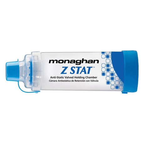 Image of Monaghan Aerochamber Plus Z STAT Anti-Static Valved Holding Chamber FLOWSIGNAL Whistle