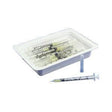 Image of Monoject Allergy Tray with Detachable Needle 27G x 1/2", 1 mL (25 count)