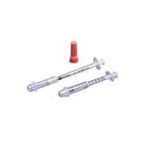 Image of Monoject Insulin Safety Syringe 29G x 1/2", 1/2 mL (100 count)