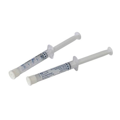 Image of Monoject Prefill 0.9% Sodium Chloride Flush Syringe, 3 mL Syringe with 2.5 mL Saline Fill