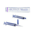 Image of Monoject SoftPack Syringe with Hypodermic Needle 22G x 1-1/2", 6 mL (100 count)