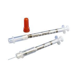 Image of Monoject Tuberculin Safety Syringe 28G x 1/2", 1 mL