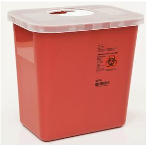 Image of Multi-Purpose Sharps Container with Rotor Lid 2 Gallon