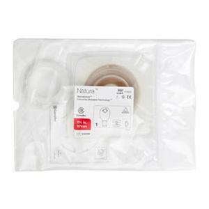 Image of Natura Drainable Post-Operative Kit, 2-3/4" Stomahesive Cut-To-Fit Barrier, Transparent with InvisiClose Closure