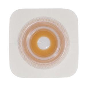 Image of Natura Moldable Durahesive Skin Barrier Accordion Flange with Hydrocolloid Flexible Collar, Opening 1-5/16" to 1-3/4" (33 45mm), Flange 2-3/4" (70mm)