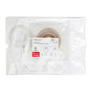 Image of Natura Urostomy Post-Operative Kit, 2-3/4" Stomahesive Cut-To-Fit Barrier, Transparent with Accuseal Tap, Sterile