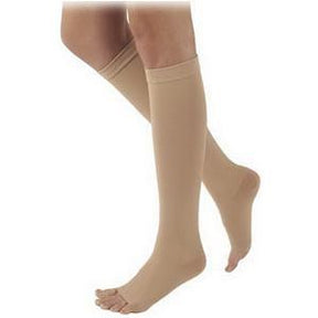 Image of Natural Rubber Thigh-High Stockings with Waist Attachment Size L4, Natural