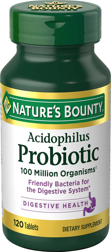 Image of Nature's Bounty Acidophilus Probiotic Tablets, 120 ct