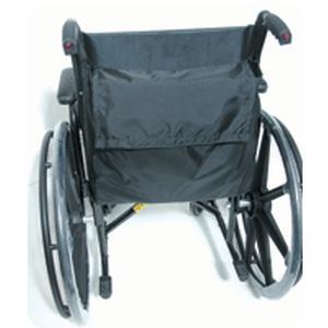 Image of Navy Poly/Cotton Wheelchair Back Pack withVelcro