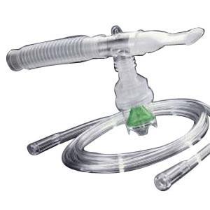 Image of Nebulizer, Anti-Drool "T" Mouthpiece w/7' Tubing