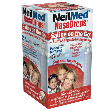 Image of NeilMed® NasaDrops® Mini Saline on the Go® Nasal Saline Solution