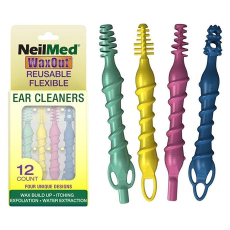 Image of NeilMed® WaxOut™ Flexible Ear Cleaner, 12 Count