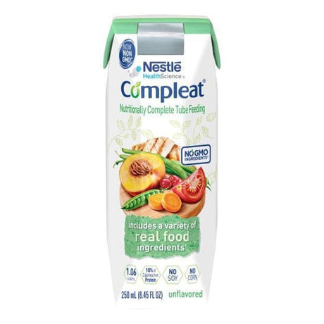 Image of Nestle Compleat® Adult Nutritional Formula, Peptide, 1.5Cal Formula, 250 mL Carton