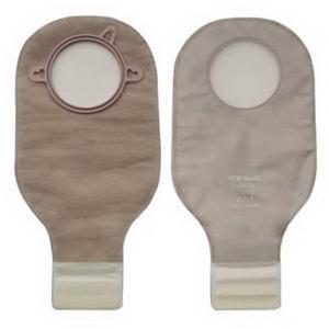 Image of Hollister New Image Two-Piece Drainable Pouch, 1-3/4" Flange, Integrated Closure,Transparent