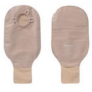 Image of Hollister New Image Two-Piece Drainable Pouch, 2-1/4" Flange, Clamp Closure, Beige