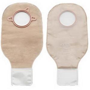 Image of Hollister New Image Two-Piece Drainable Pouch, 4" Flange, 12" L, Clamp Closure, Ultra Clear
