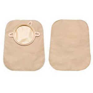 Image of Hollister New Image Two-Piece Closed  Mini Pouch, 2-1/4" Flange, 7" L, Beige