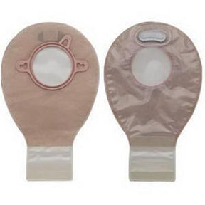 Image of Hollister New Image Two-Piece Drainable Mini Pouch, 2-3/4" Flange, Filter, 7" L, Integrated Closure, Transparent