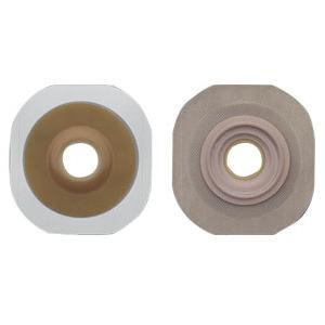 Image of Hollister New Image Flextend 1-3/8" Pre-Cut Convex Skin Barrier, 2-1/4" Flange, Tape Border, Red