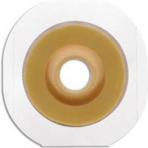 Image of Hollister New Image Flextend 1" Pre-Cut Convex Skin Barrier, 1-3/4" Flange, Tape Border, Green