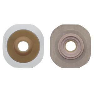 Image of Hollister New Image Flextend 3/4" Pre-Cut Convex Skin Barrier, 1-3/4" Flange, Tape Border, Green