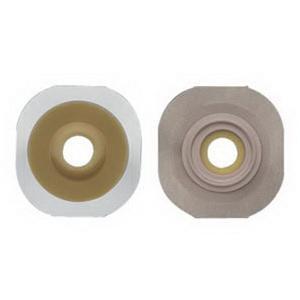 Image of Hollister New Image FlexWear 1-1/8" Pre-Cut Convex Skin Barrier, 2-1/4" Flange, Tape Border, Red