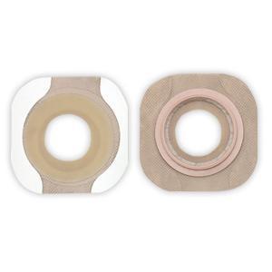 Image of Hollister New Image FlexWear 5/8" Pre-Cut Flat Skin Barrier, 1-3/4" Flange, Tape Border, Green