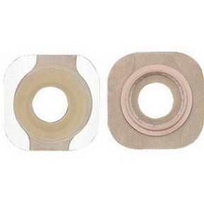 Image of Hollister New Image Flextend 5/8" Pre-Cut Flat Skin Barrier, 1-3/4" Flange, Tape Border, Green