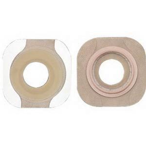 Image of Hollister New Image Flextend 7/8" Pre-Cut Flat Skin Barrier, 1-3/4" Flange, Tape Border, Green