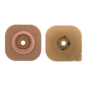 Image of Hollister New Image CeraPlus (Extended Wear) Skin Barrier, Two-Piece, Flat, Cut-to-Fit, 1-1/4" Stoma, 1-3/4" Flange, Green