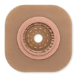 Image of New Image CeraPlus Flat Extended Wear Barrier Without Tape Border, Pre-sized 1-1/2" Opening, 2-1/4" Flange Size, Red