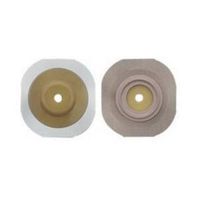 Image of Hollister New Image Two-Piece Drainable Pouch, Convex, Cut-To-Fit, FlexWear Skin Barrier, 1-1/2" Stoma, 2-1/4" Flange, Red