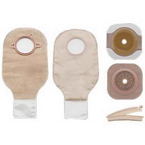 Image of Hollister New Image Two-Piece Sterile Colostomy/Ileostomy Drainable Single-Use Kit 2-1/4" Stoma Opening, 2-3/4" Flange, Clamp Closure, Ultra Clear