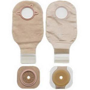 Image of Hollister New Image Two-Piece Sterile Drainable Colostomy/Ileostomy Kit 3-1/2" Stoma Opening, Integrated Closure, Ultra Clear
