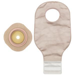 Image of Hollister New Image Two-Piece Ostomy Pouch Kit with FormaFlex up to 1-11/16" Mold-to-Fit, 2-1/4" Flange, Integrated Closure, Opaque
