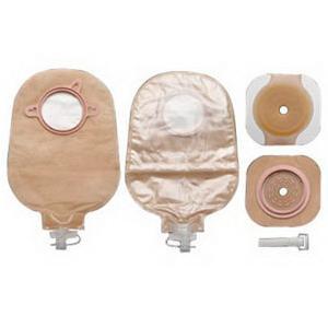 Image of Hollister New Image Two-Piece Sterile Urostomy Kit 1-1/4" Stoma Opening, 1-3/4" Flange, Ultra Clear